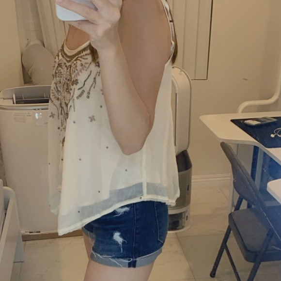Beaded Abercrombie Tank Top - Picture 2 of 5